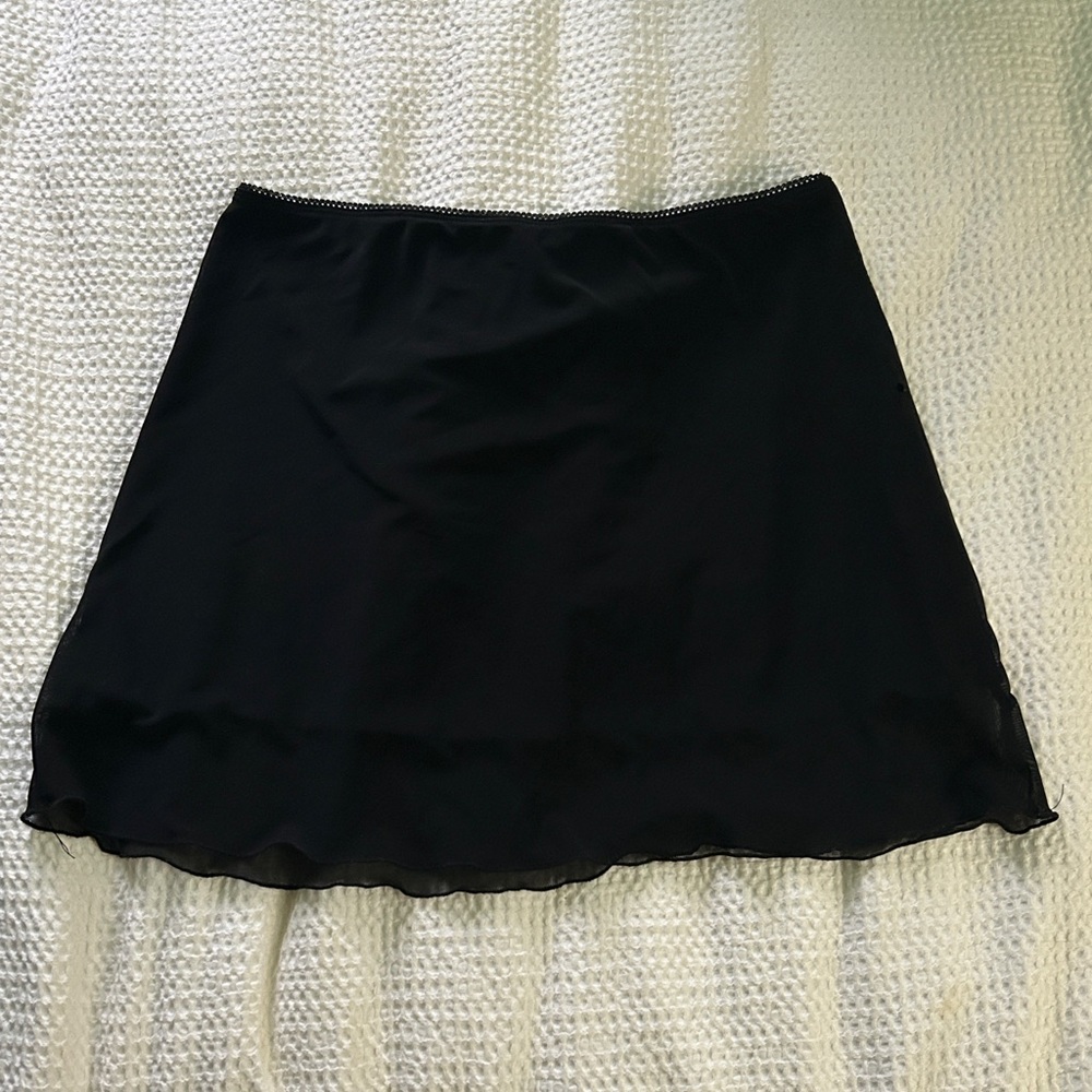 Brandy Melville Black Mini Skirt